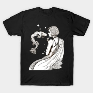 A vintage mermaid T-Shirt